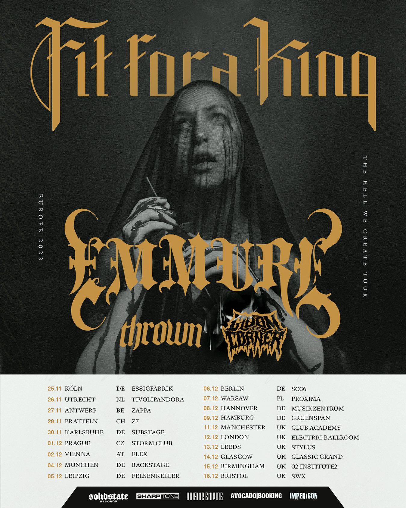 fit for a king band tour